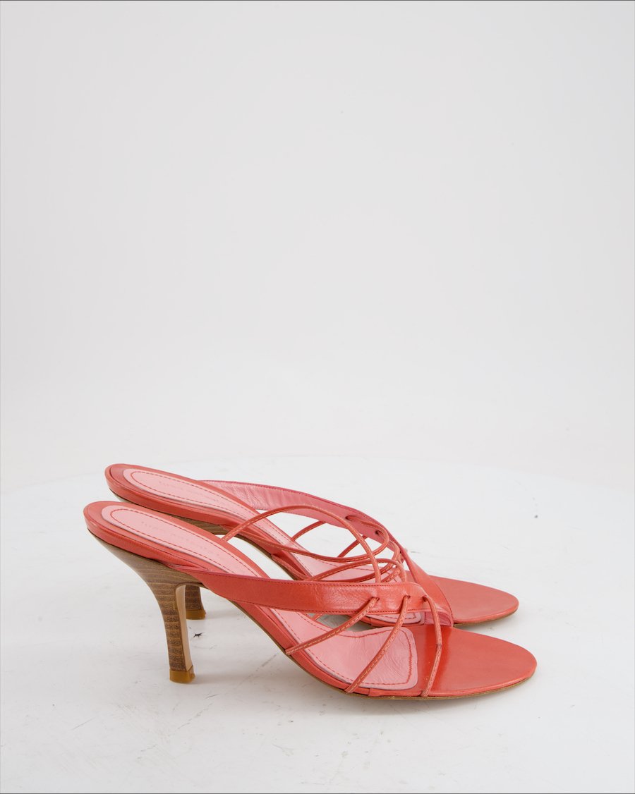 Juan Antonio Lopez Heels Leather Pink Eu 40