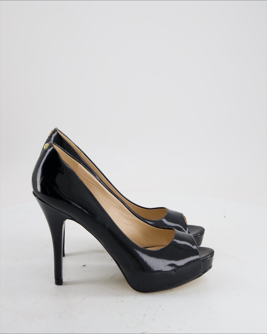 Guess Heels Leather Black Eu 40