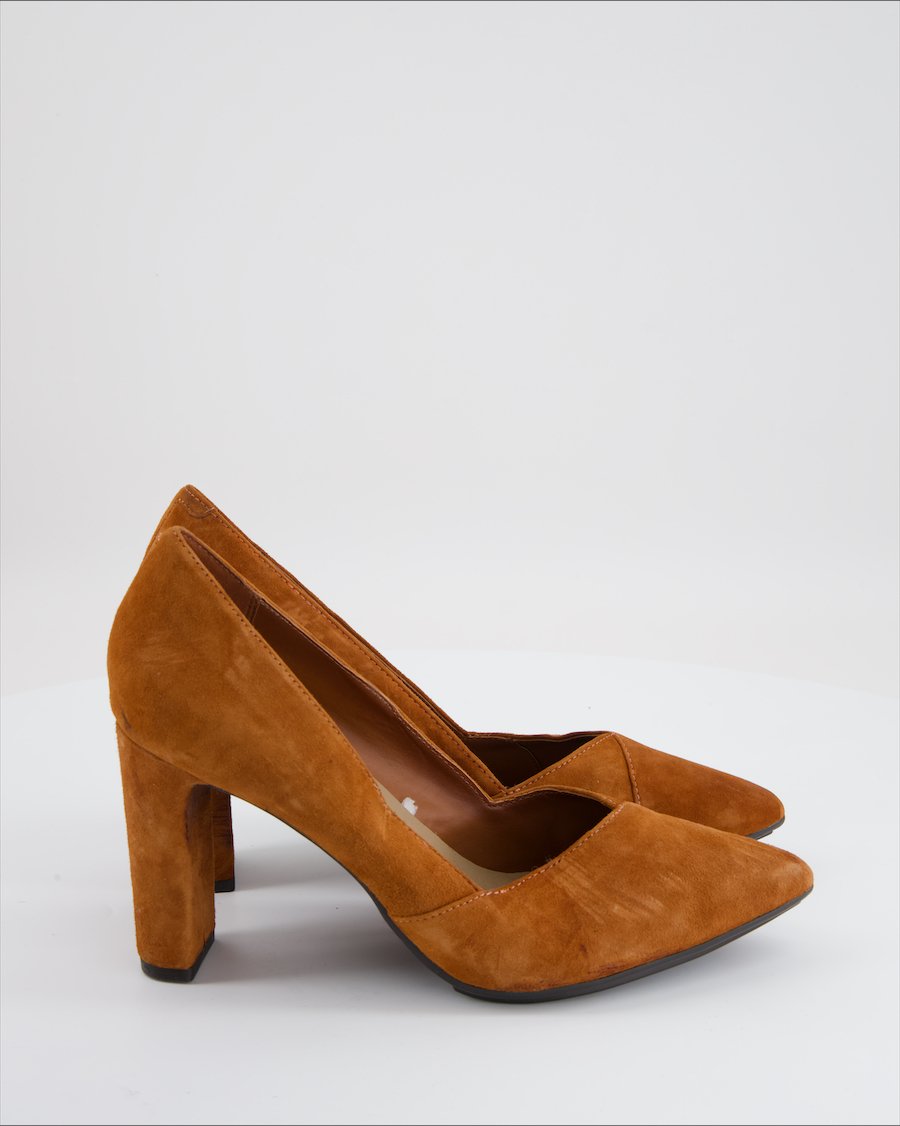5Th Avenue Heels Suede Brown Eu 40