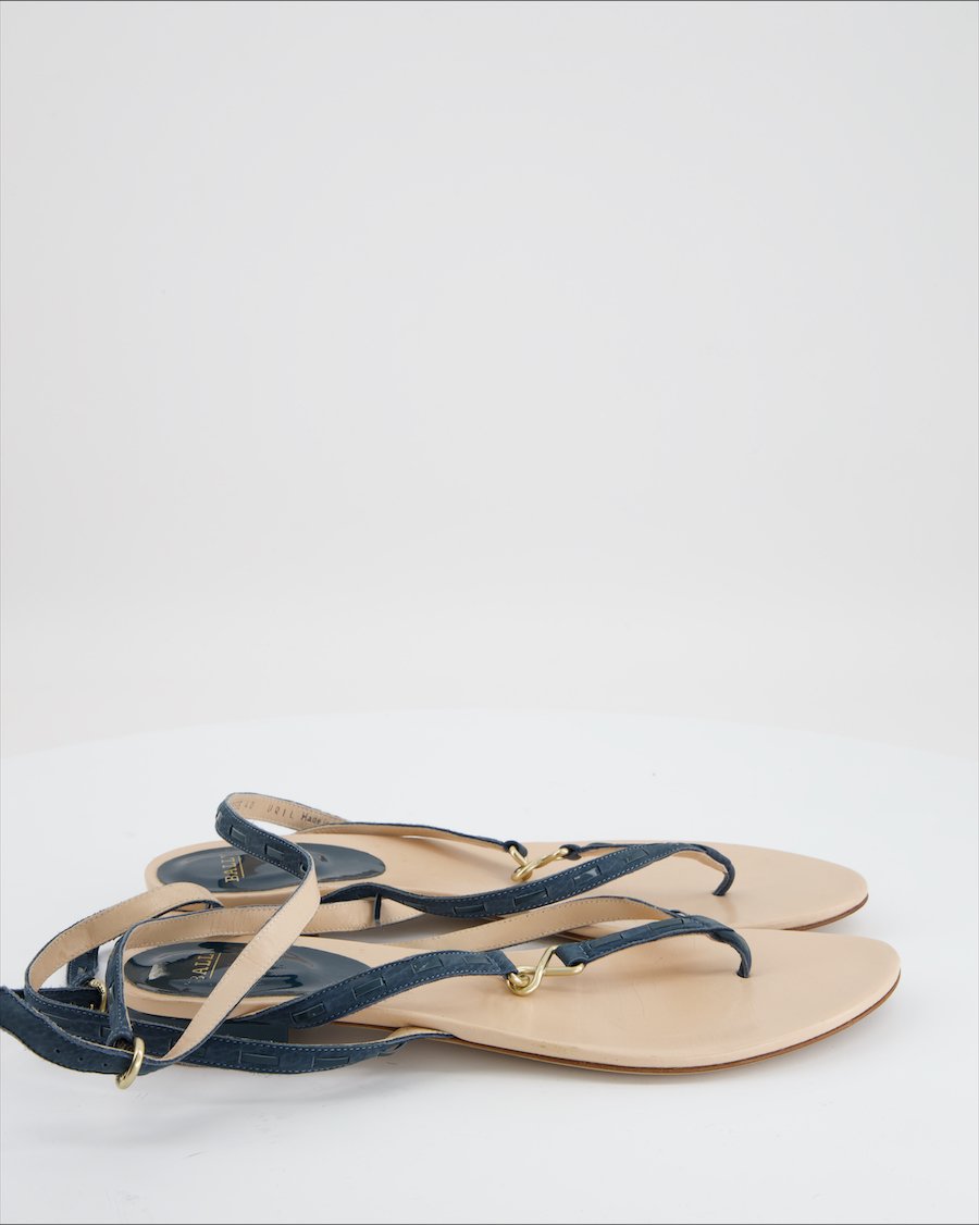 Bally Flats Leather Green Eu 40