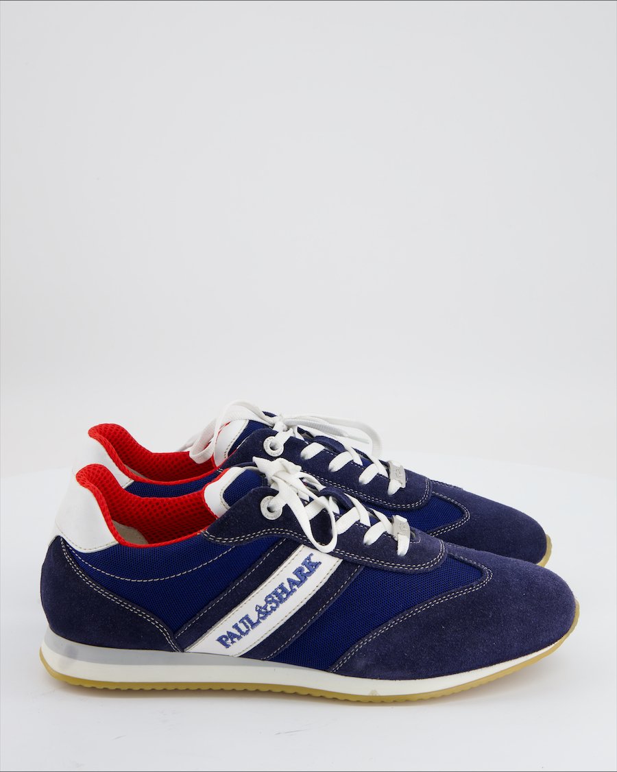 Paul Shark  Trainers Suede Blue Eu 40