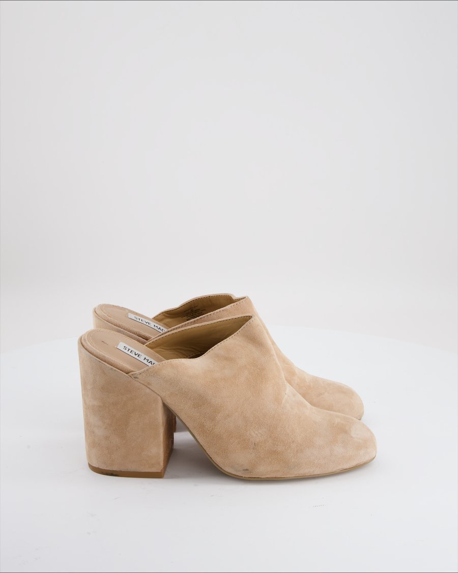 Steve Madden Heels Suede Beige Eu 40