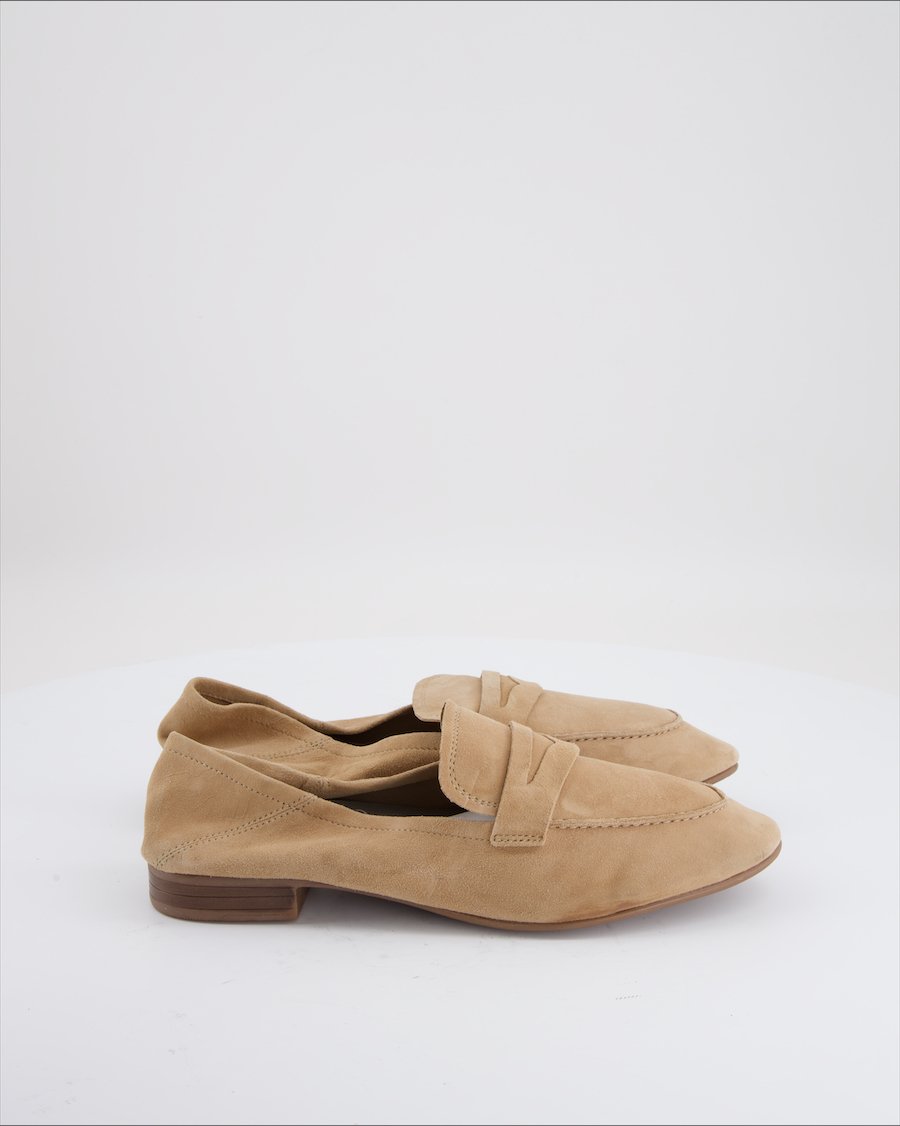 H&M Flats Suede Beige Eu 40