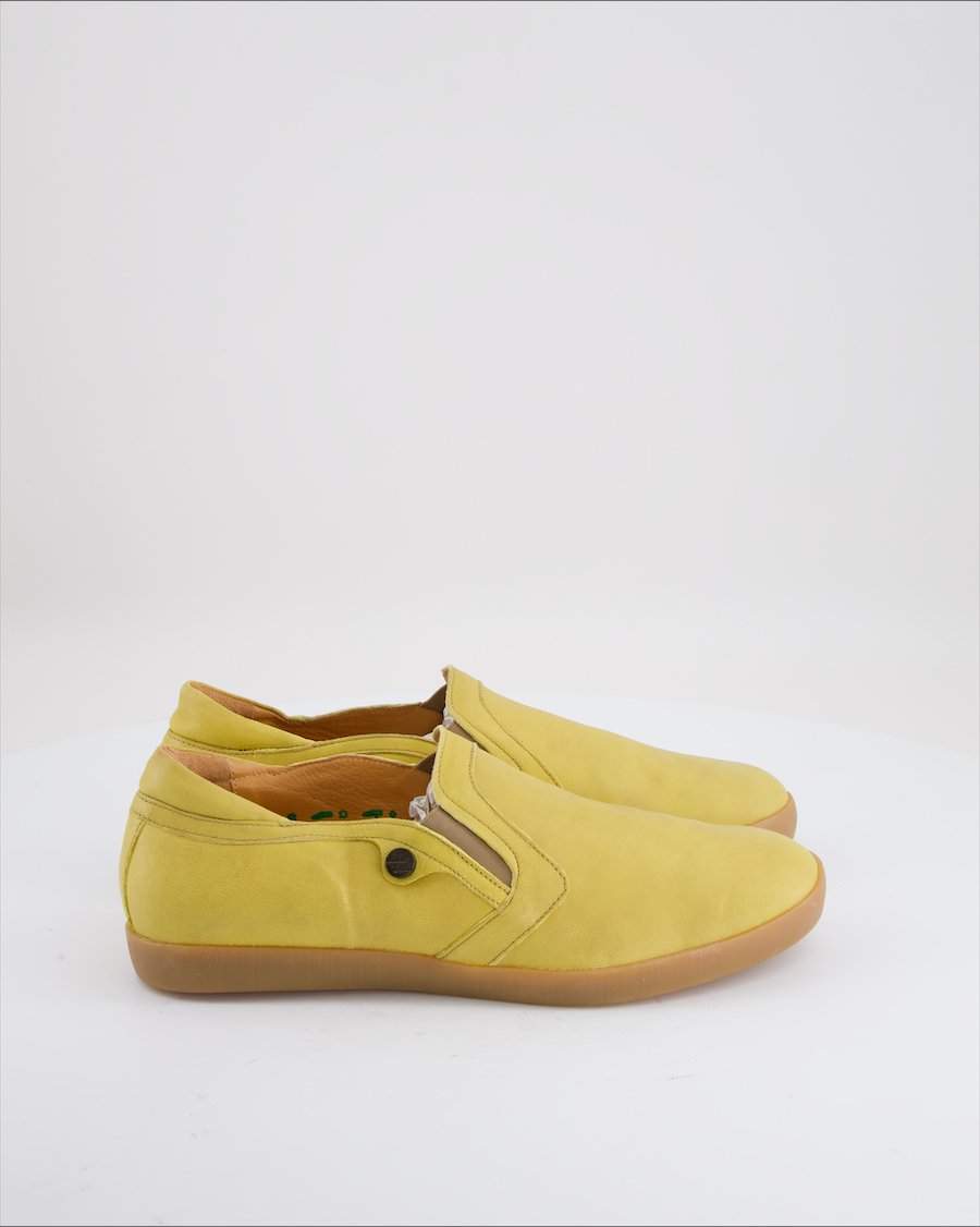 THINK! Flats Leather Yellow Eu 40
