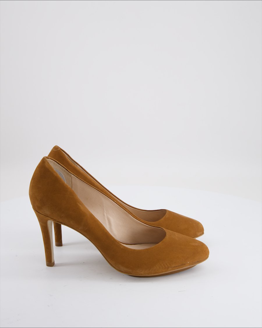 Minelli Heels Suede Camel Eu 40