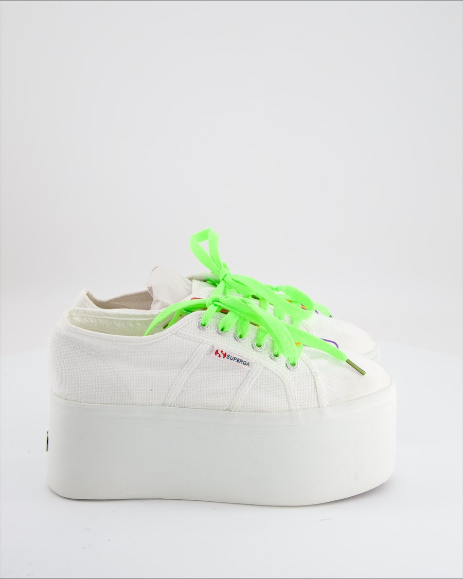 Superga Trainers Cloth White EU 39.5