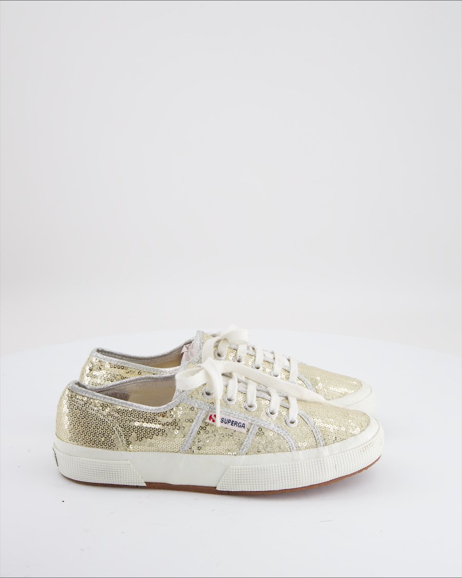 Superga Trainers Cloth Gold EU 38