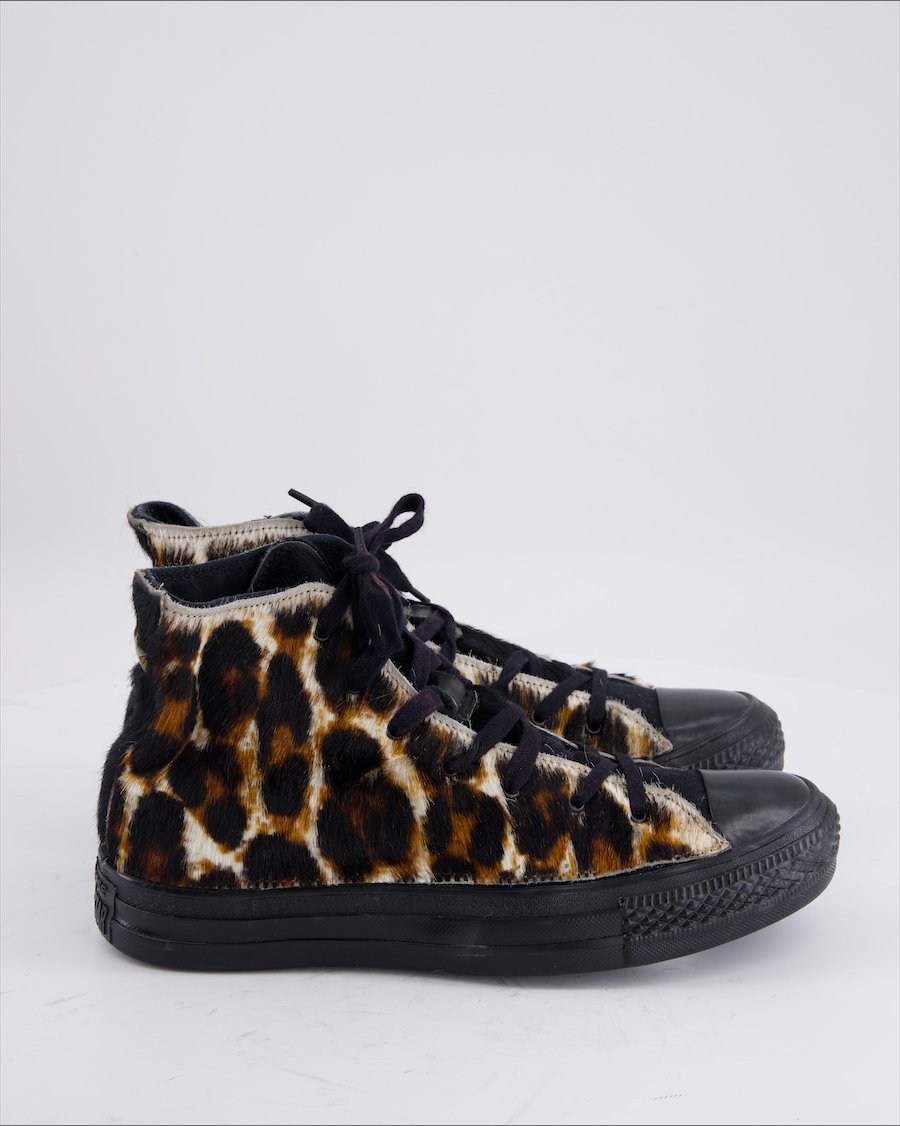 Converse Trainers Faux Fur Brown Eu 38