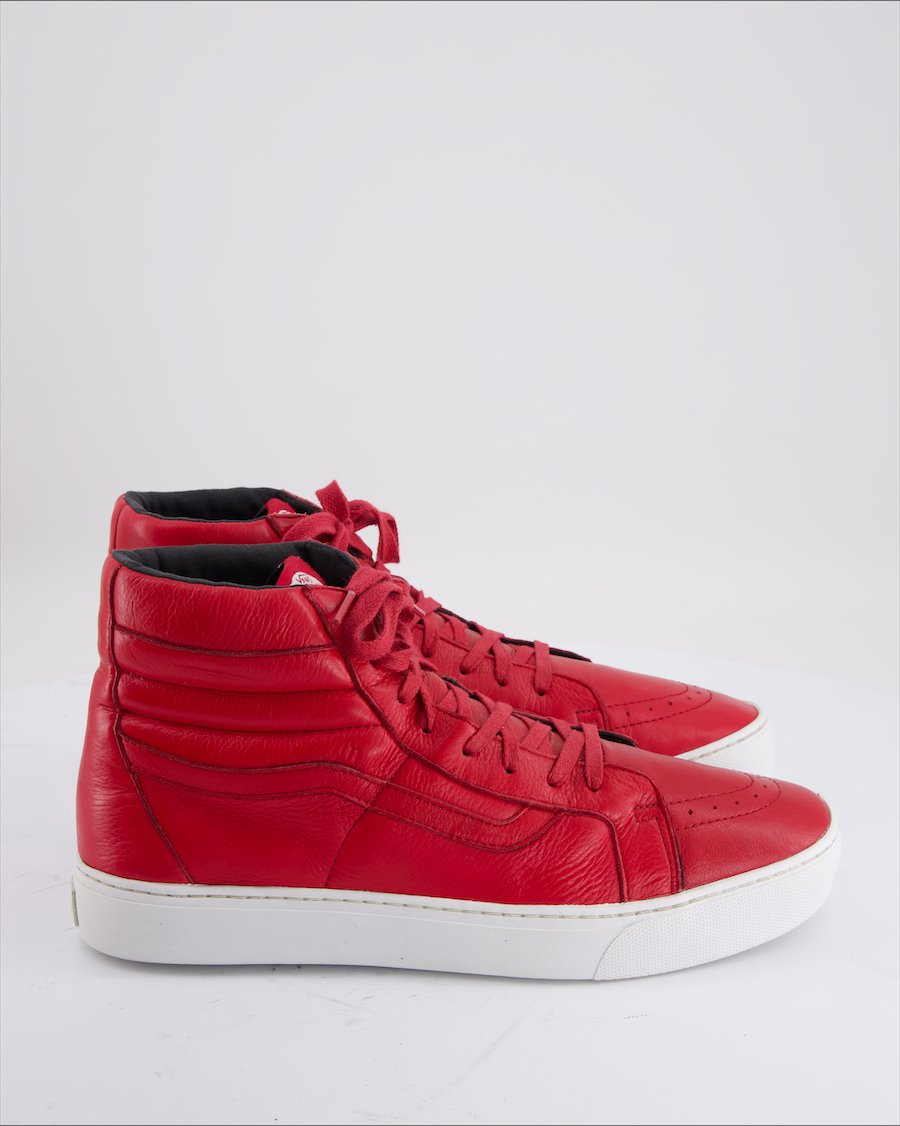 Vans Trainers Leather Red Eu 44.5