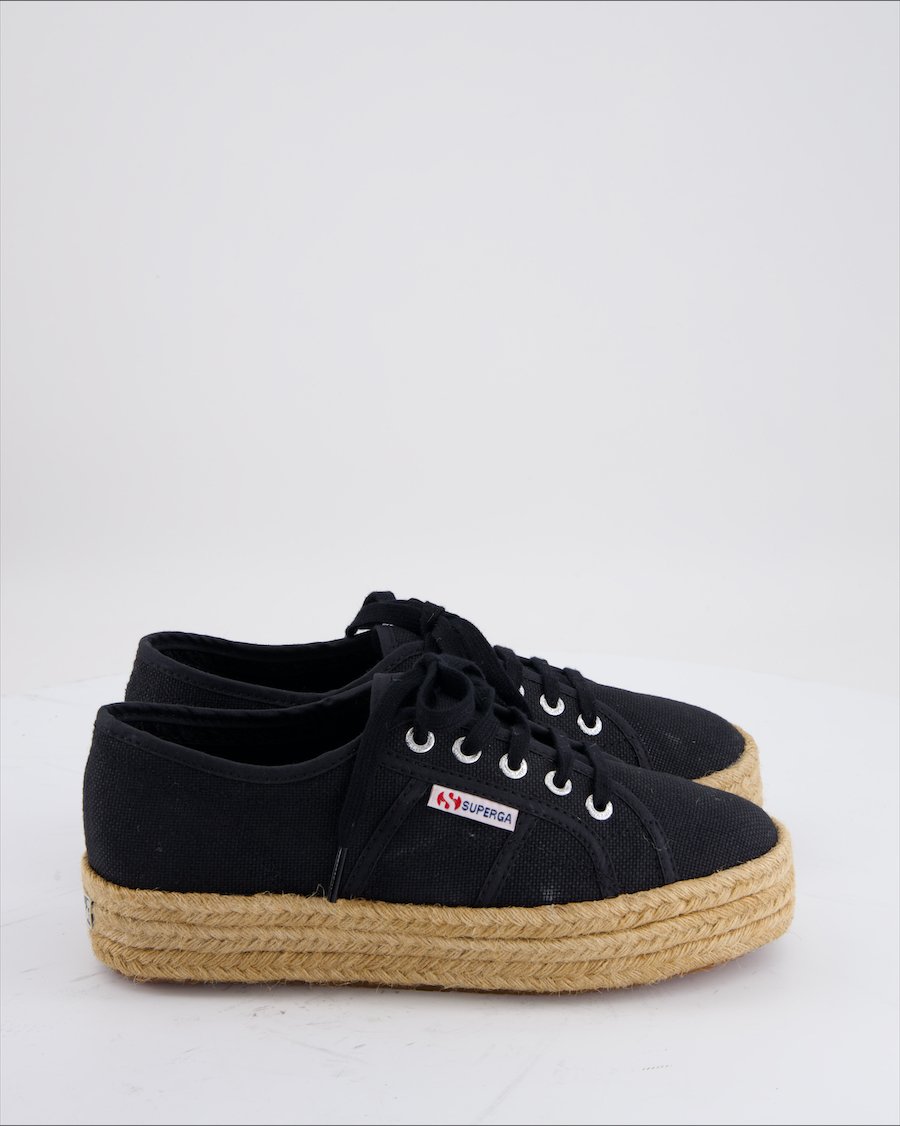 Superga Trainers Cloth Black Eu 38