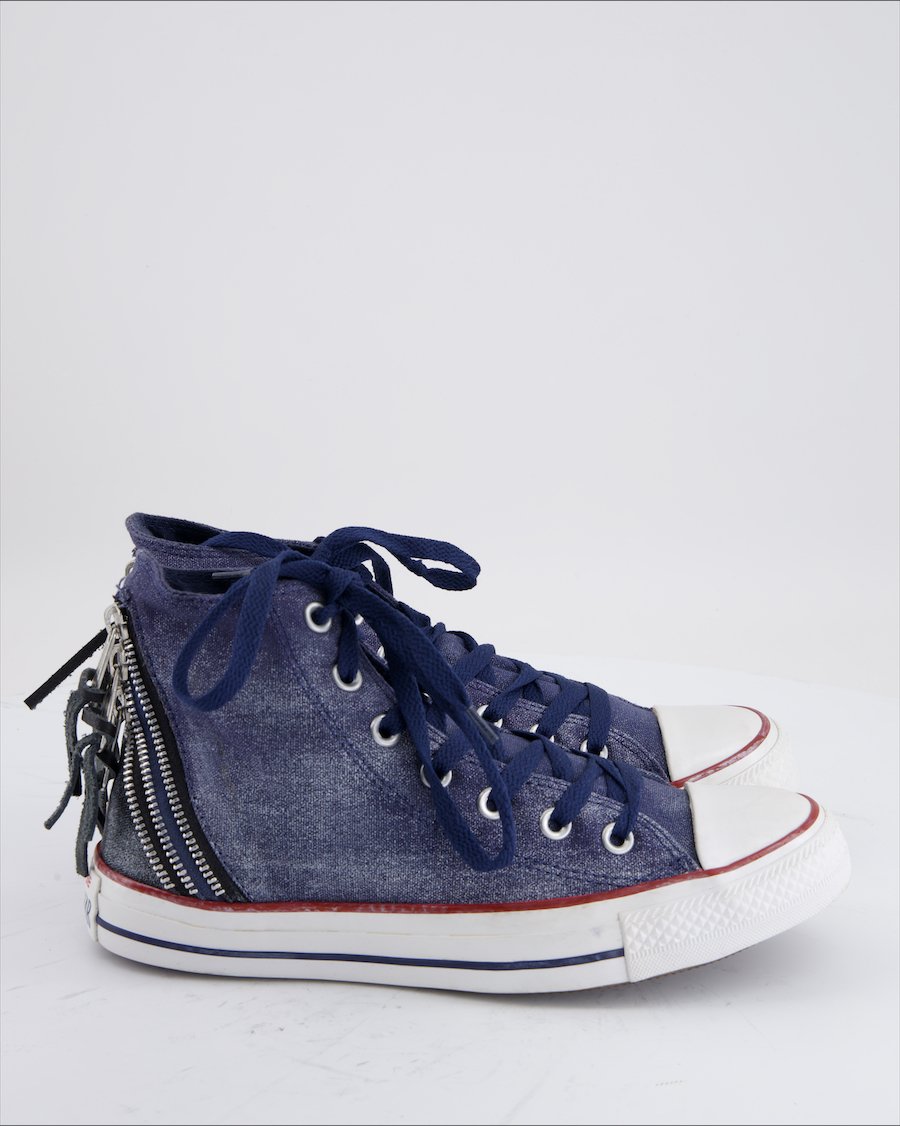 Converse Trainers Cloth Blue Eu 39