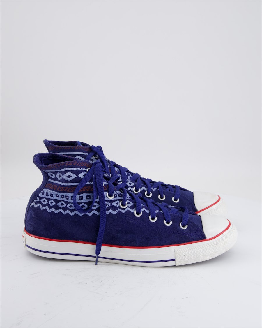 Converse Trainers Suede Blue Eu 44