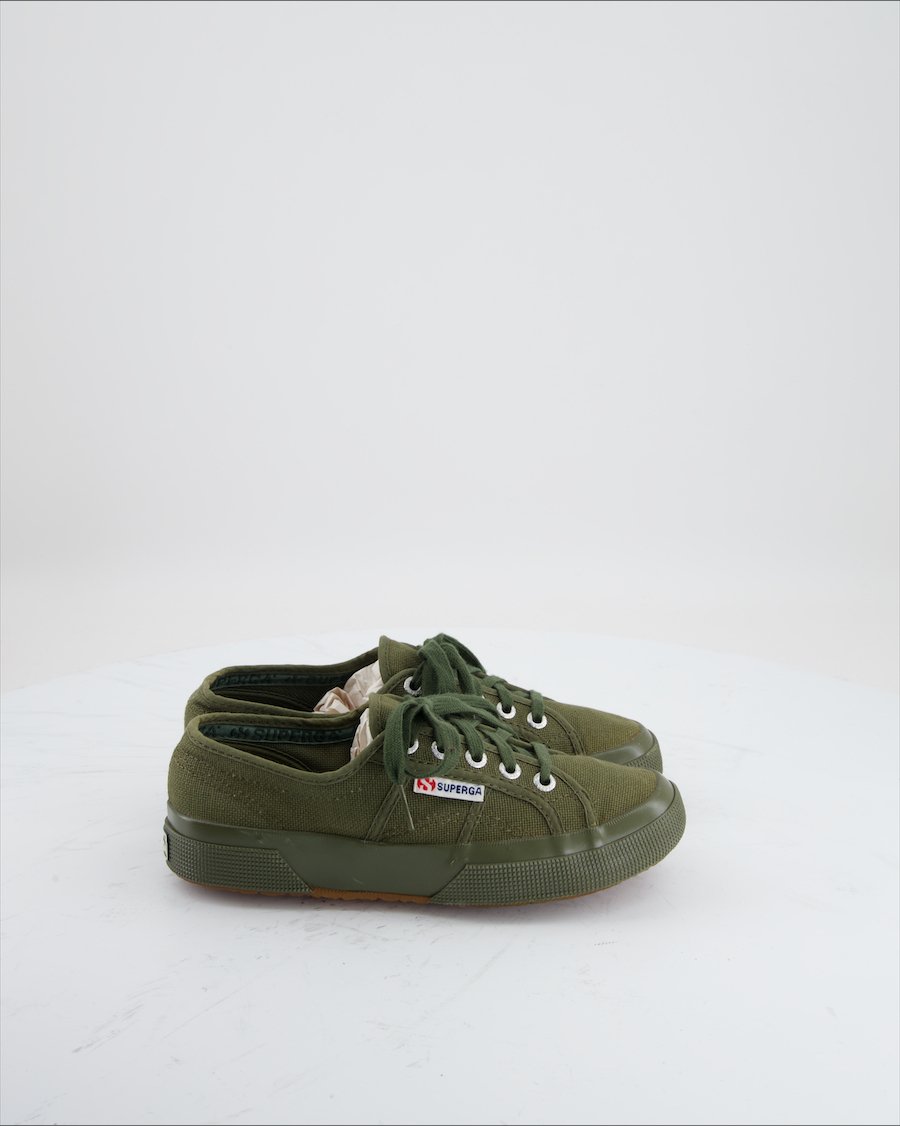 Superga Trainers Cloth Green Eu 36