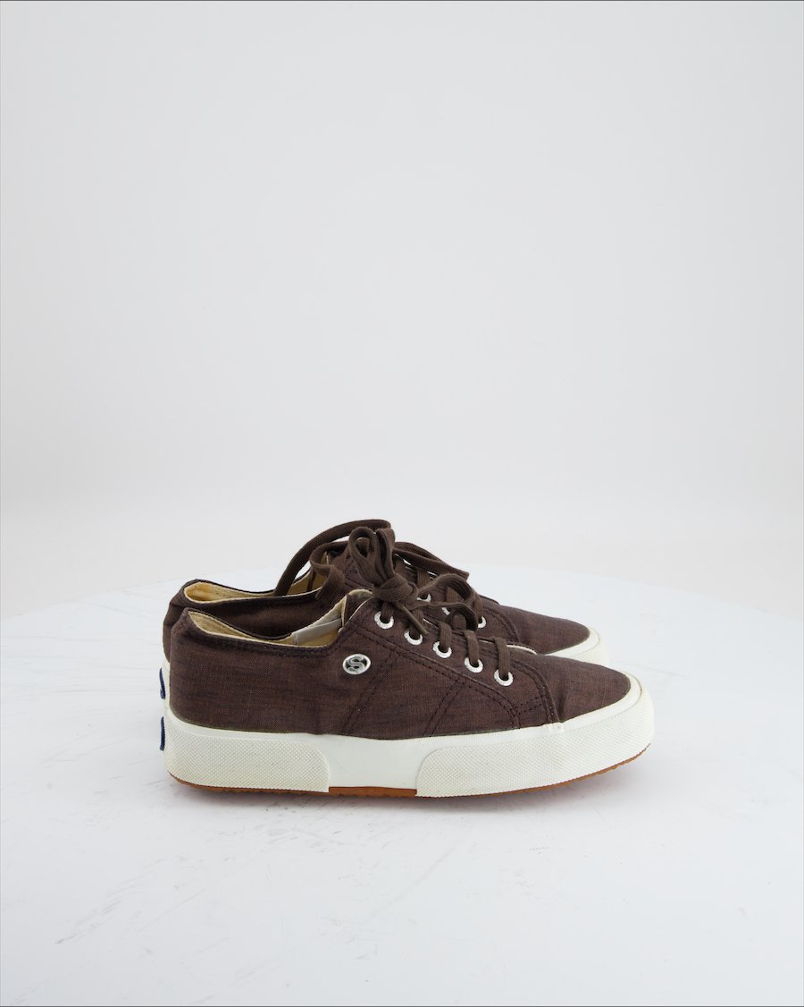 Superga Trainers Cloth Brown Eu 38