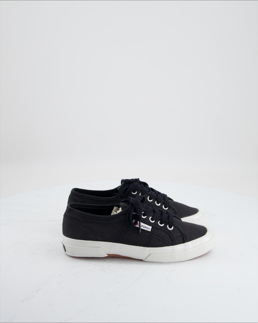 Superga Trainers Cloth Black Eu 37
