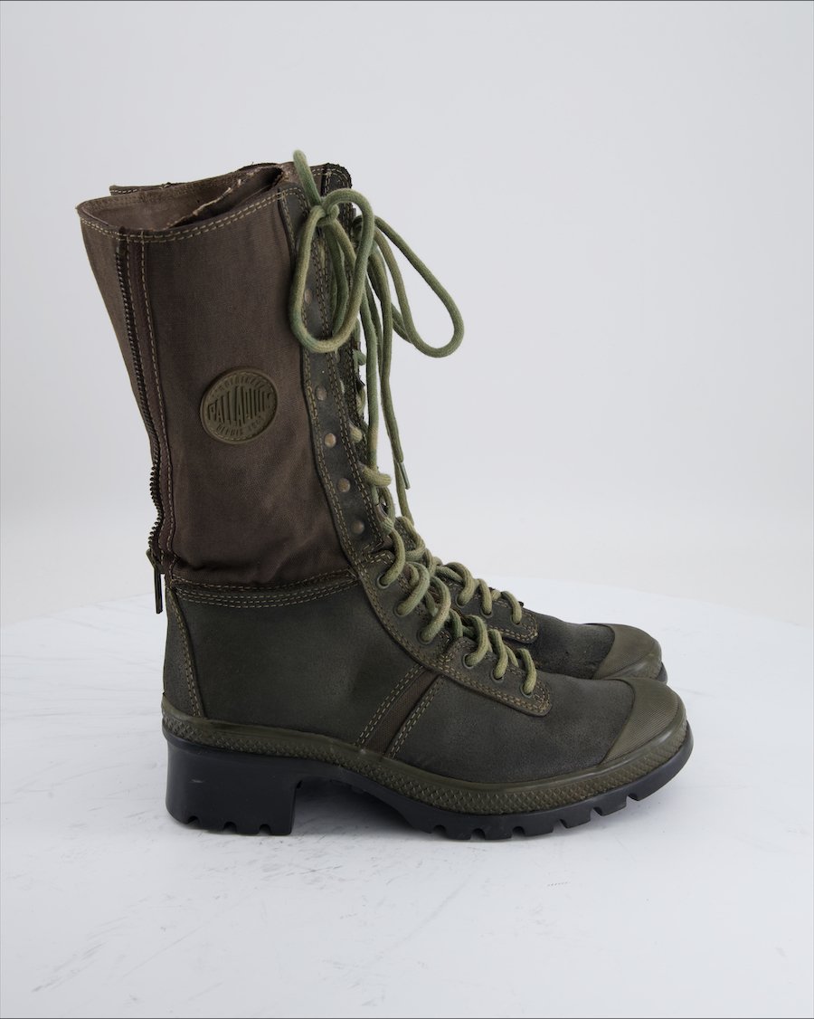 Palladium Boots Cloth Khaki Eu 37