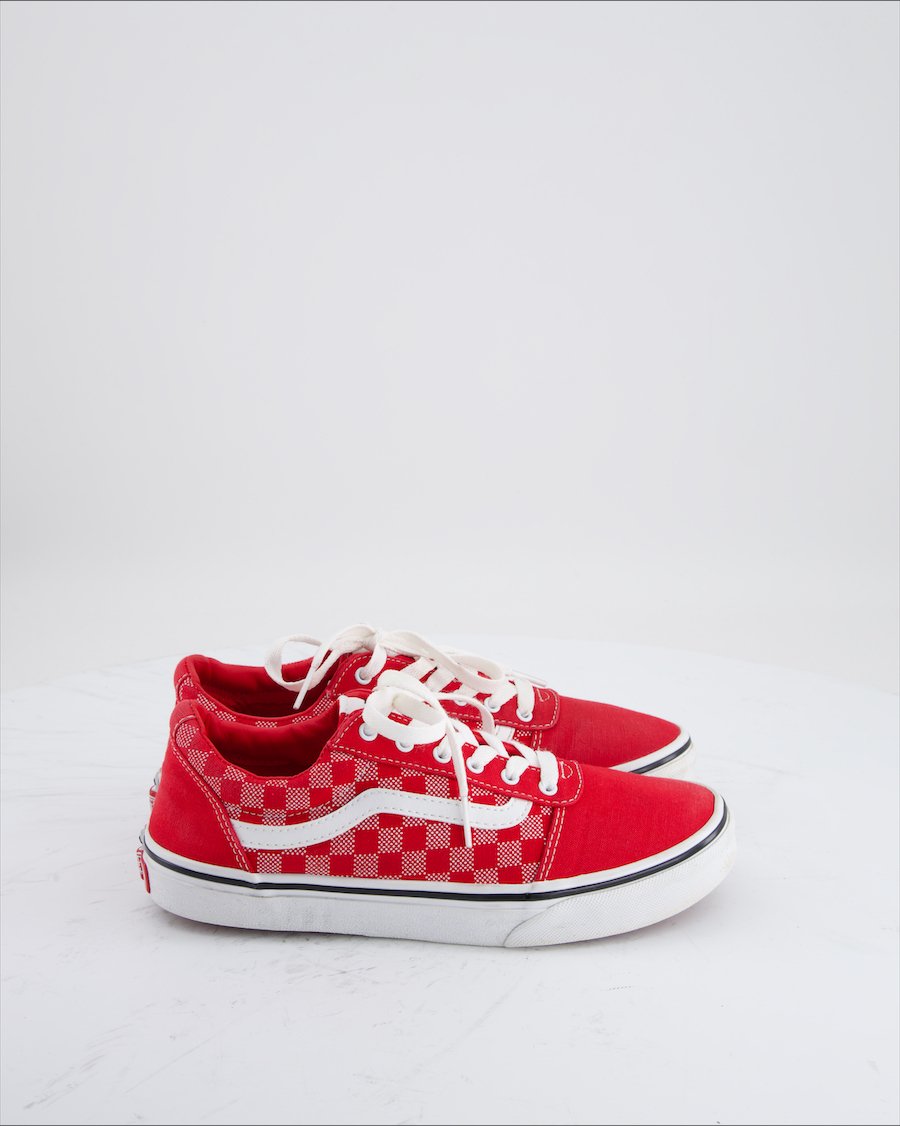 Vans Trainers Cloth Red EU 37