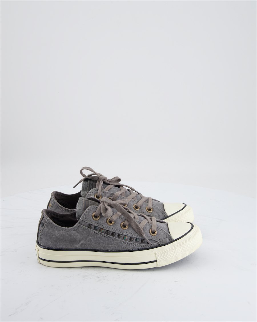 Converse Trainers Cloth Grey EU 35