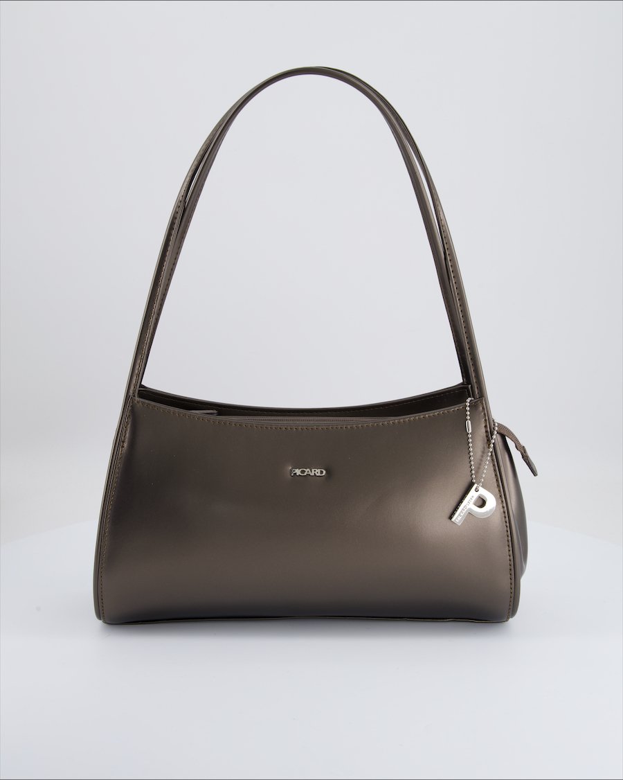 Picard Shoulder Bag Leather Silver