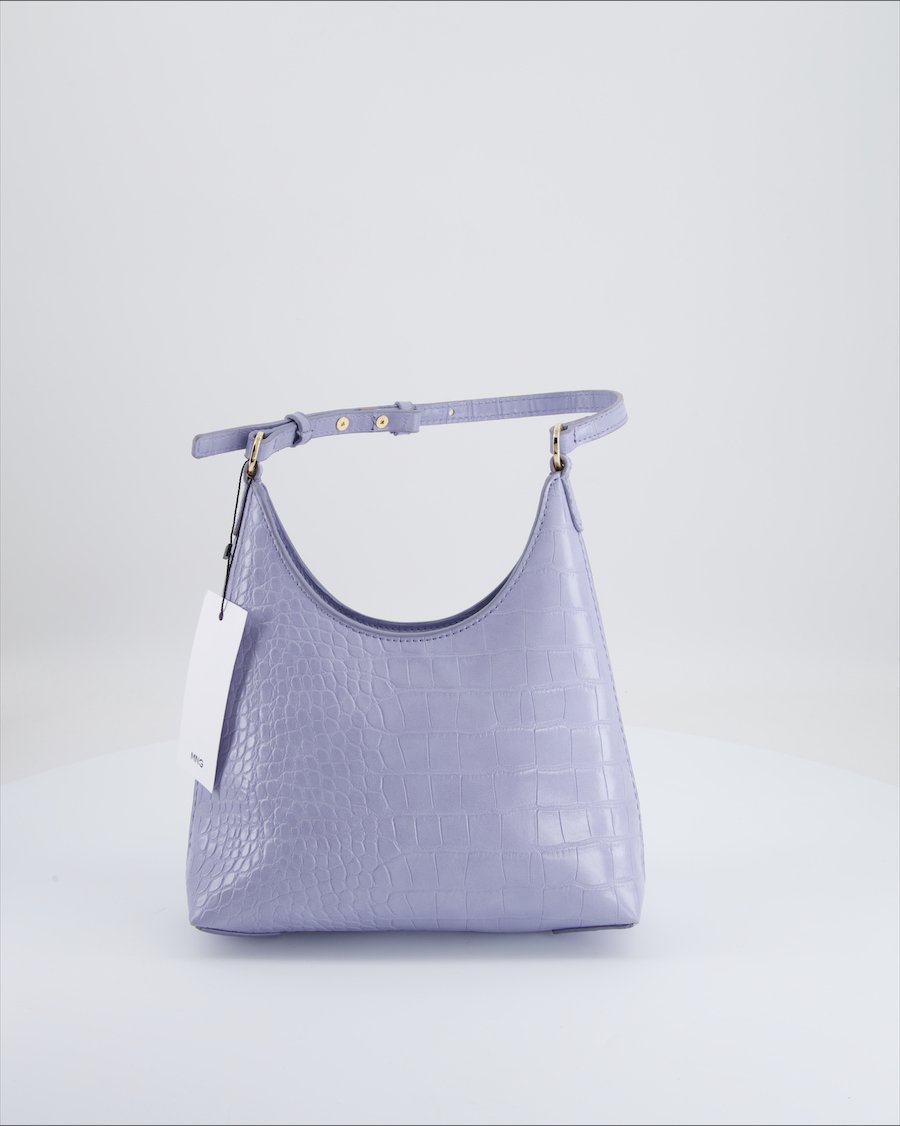 Mango Crossbody Leather Purple