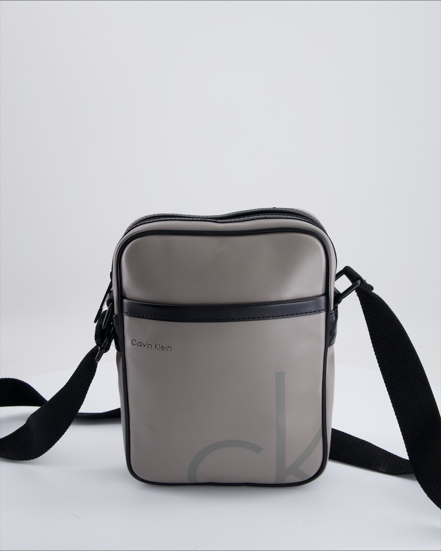 Calvin Klein Crossbody Bag Leather Grey