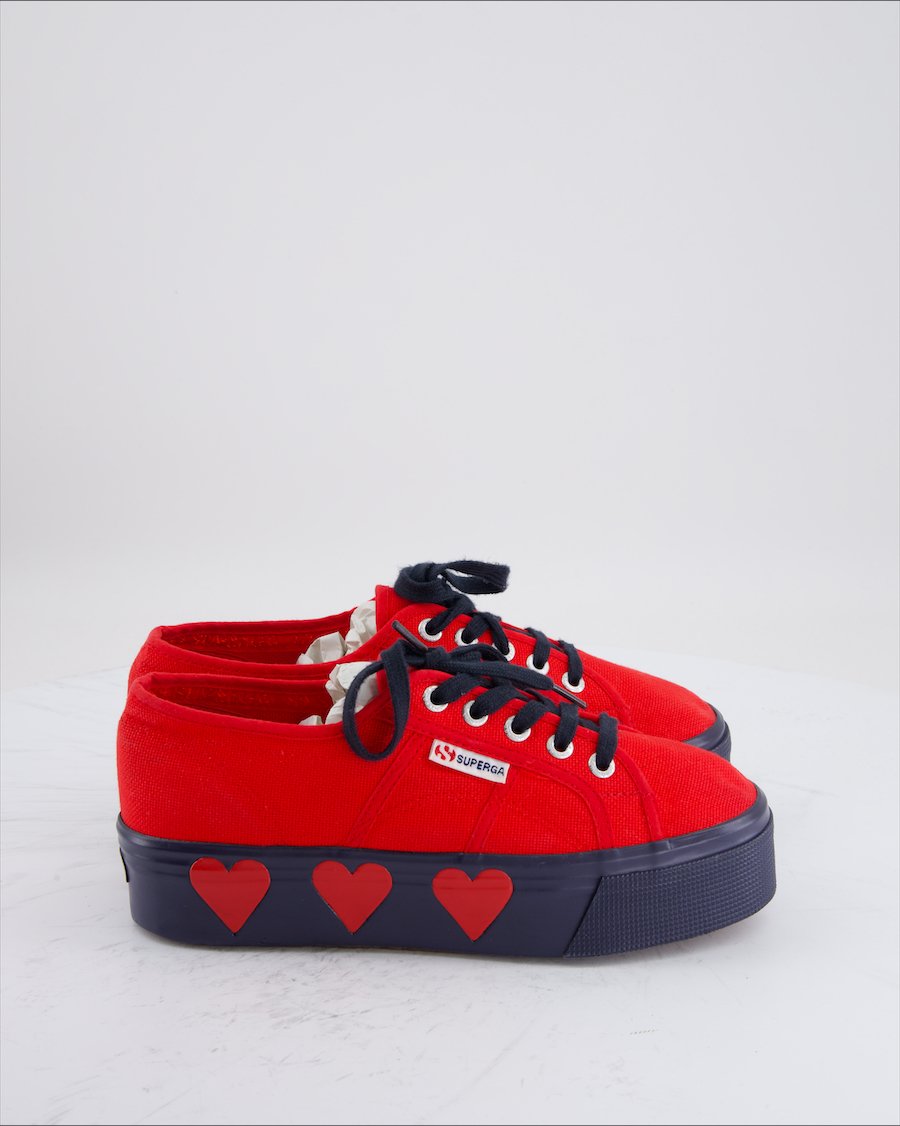 Superga Trainers Cloth Red Eu 38