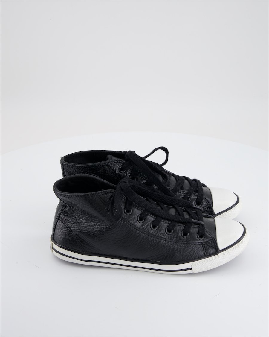 Converse Trainers Leather Black EU 38