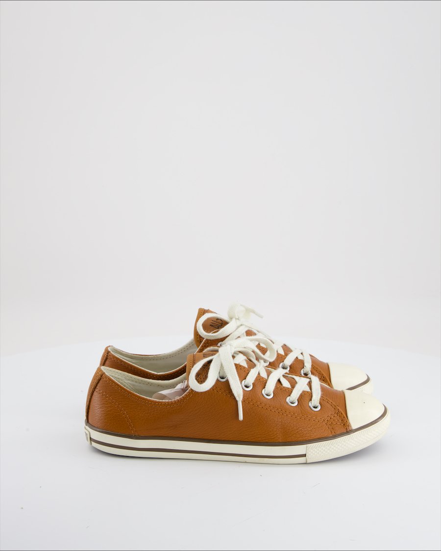 Converse Trainers Leather Brown EU 38