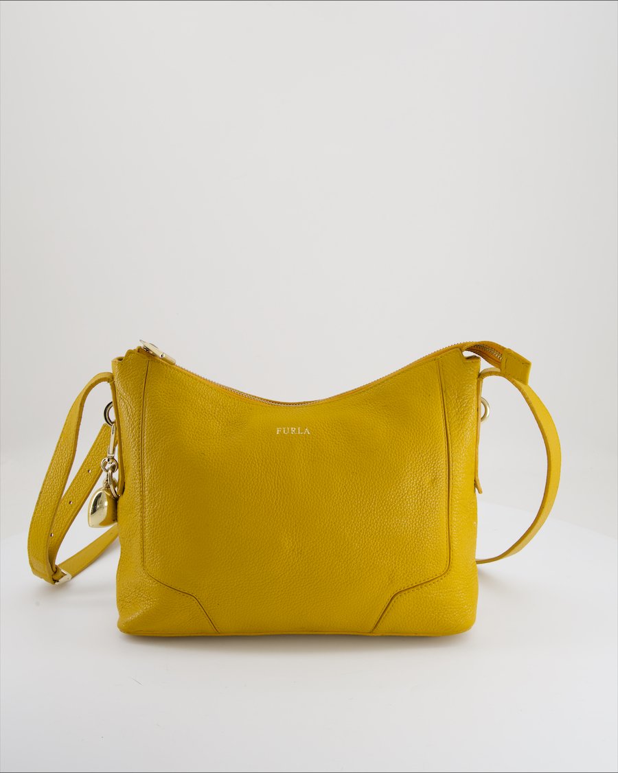Furla Crossbody Bag Leather Yellow