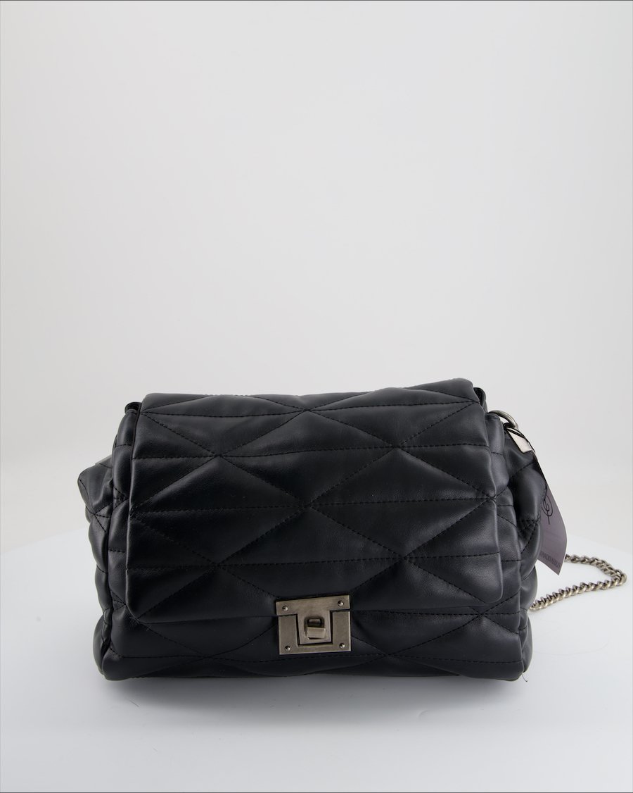 Stradivarius Shoulder Bag Polyurethane Black