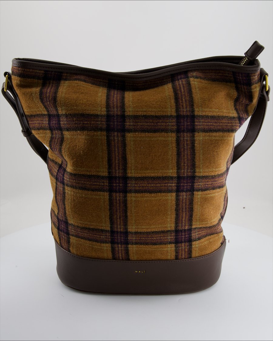 Nali Shoulder Bag Wool Brown