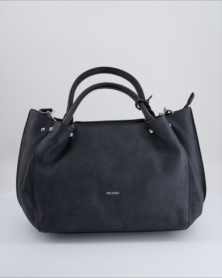 Picard Shoulder Bag Leather Black
