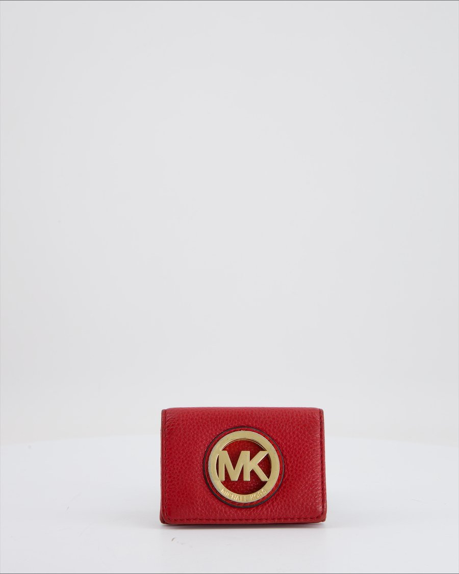 Michael Kors Wallet Leather Red