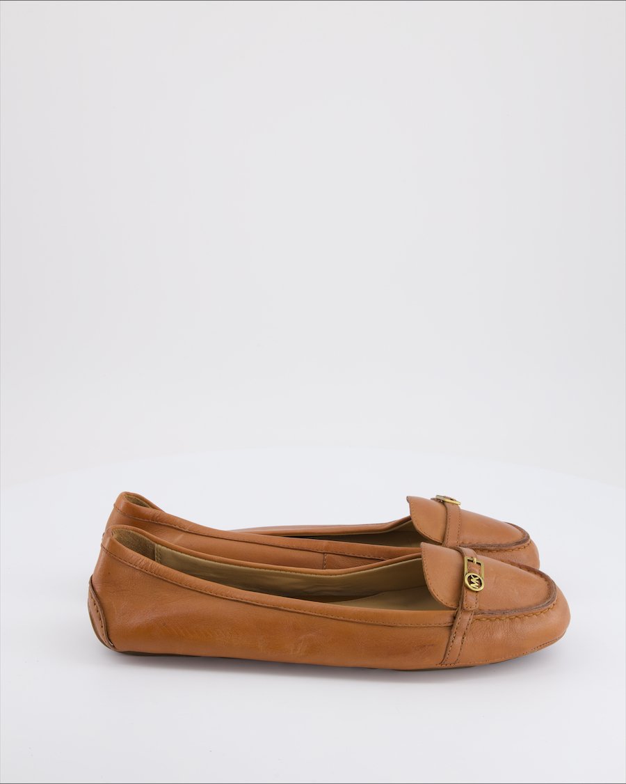 Michael Kors Flats Leather Camel Eu 42.5
