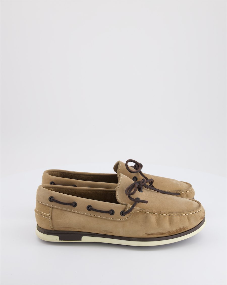 Navyboot Flats Suede Beige Eu 42