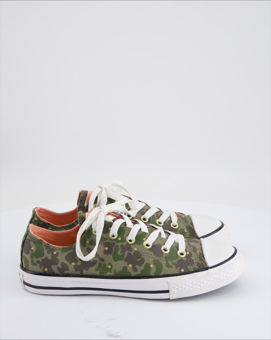 Converse Trainers Cloth Green  37
