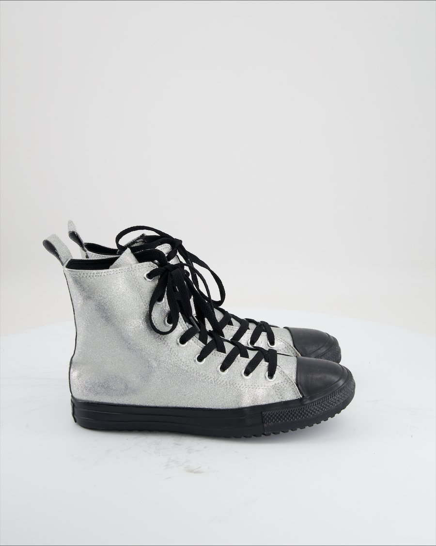 Converse  Trainers Cloth Silver Eu 38