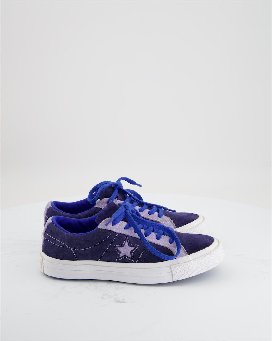 Converse Trainers Cloth Blue Eu 36