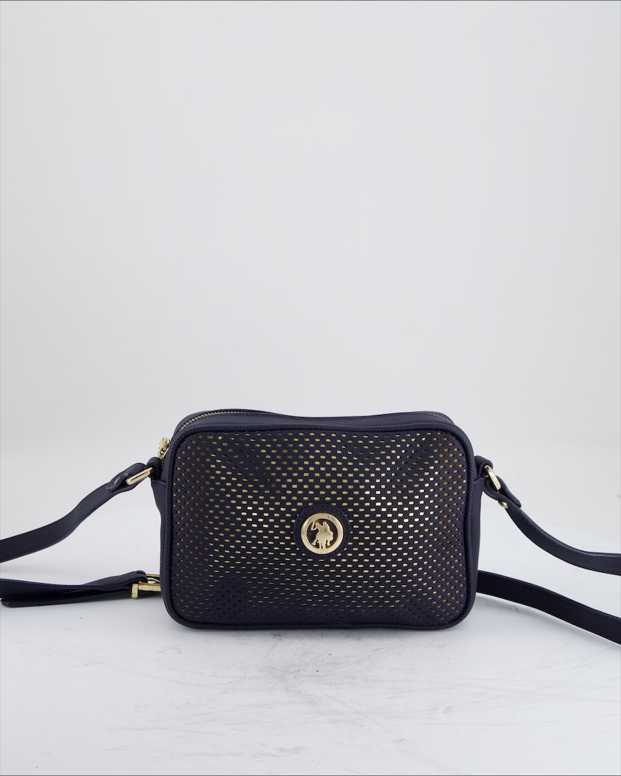 U.S. POLO ASSN Crossbody Bag Leather Blue