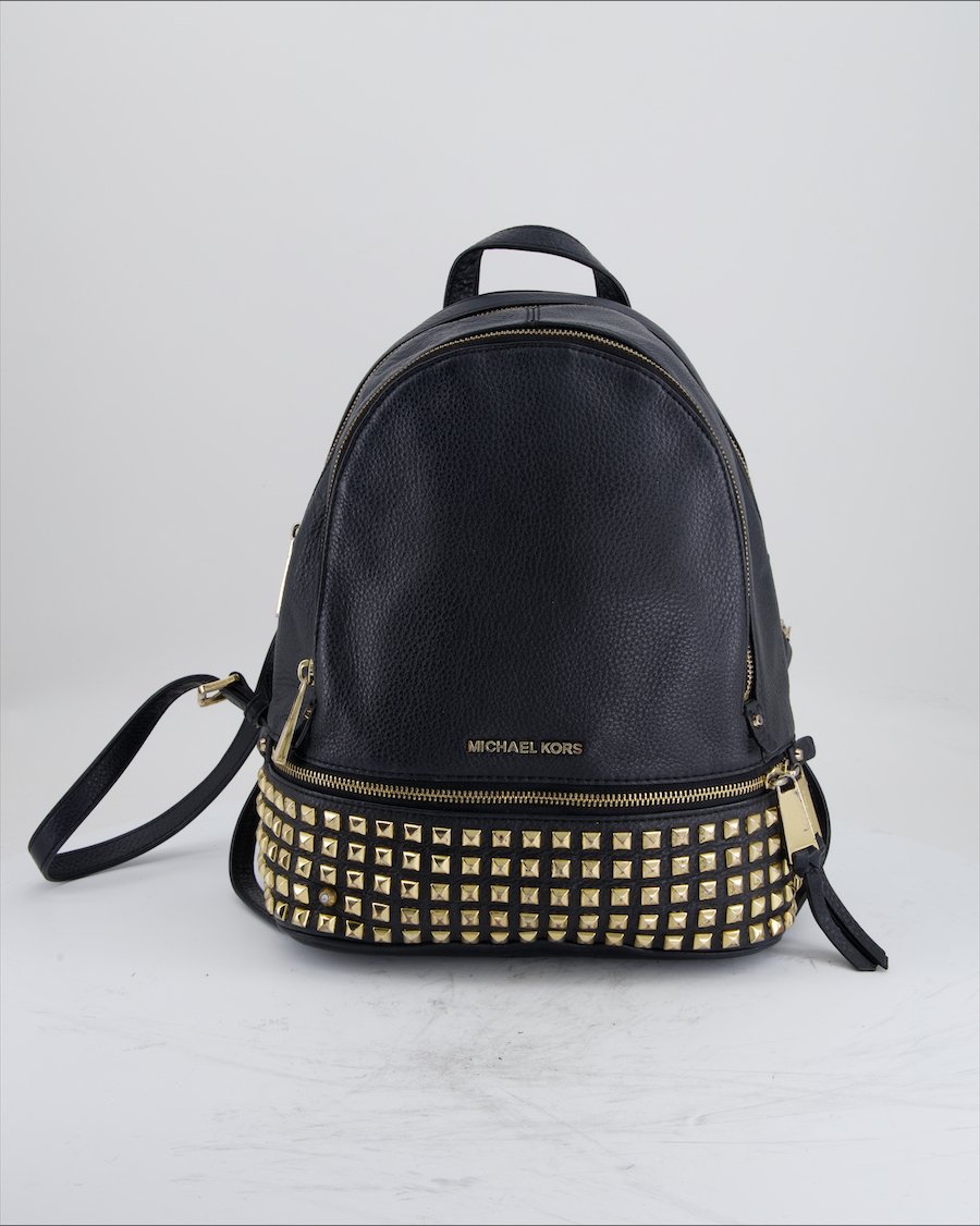 Michael Kors Backpack Leather Black