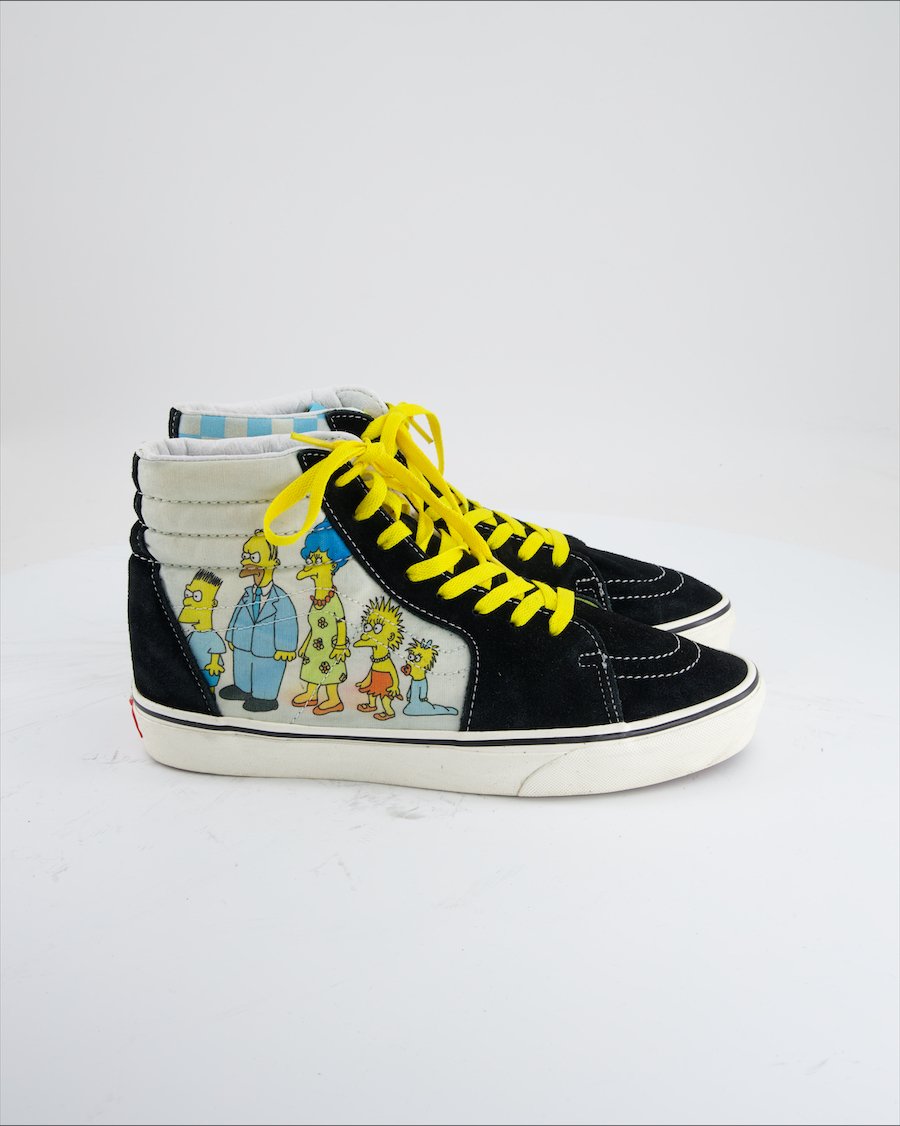 Vans x Simpson Trainers Cloth Black Eu 44