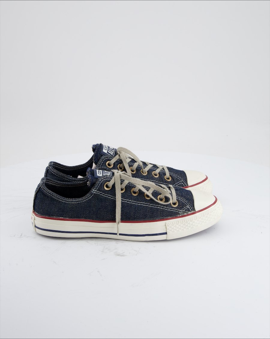 Converse Trainers Cloth Navy Eu 38