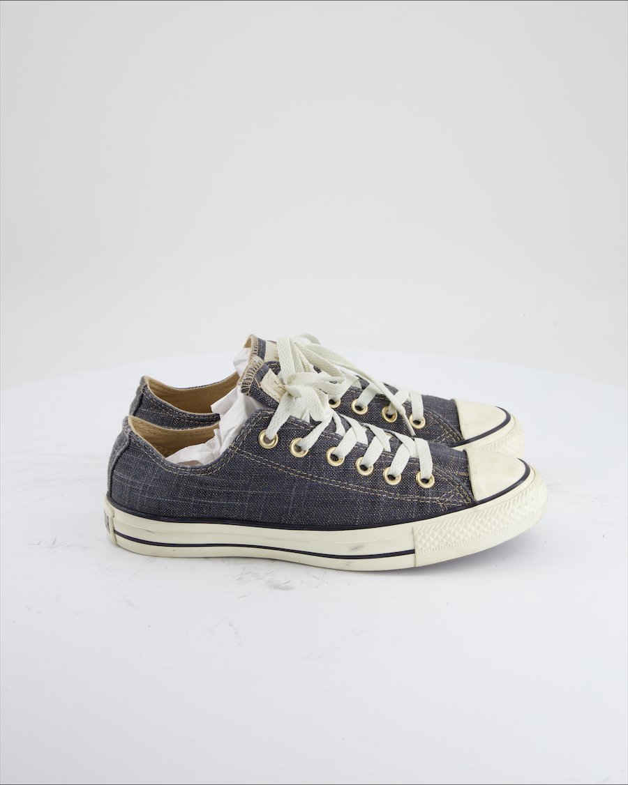 Converse Trainers Cloth Blue Eu 38