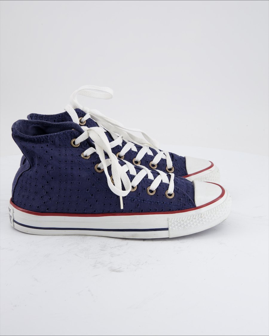Converse Trainers Cloth Blue Eu 38