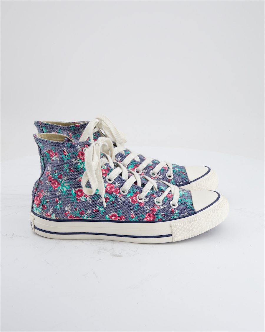 Converse Trainers Cloth Blue Eu 38