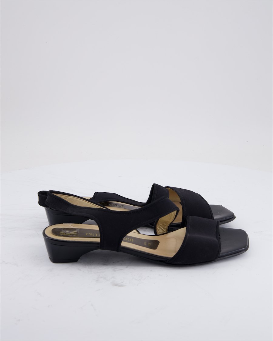 Peter Kaiser Sandals Cloth Black EU 38