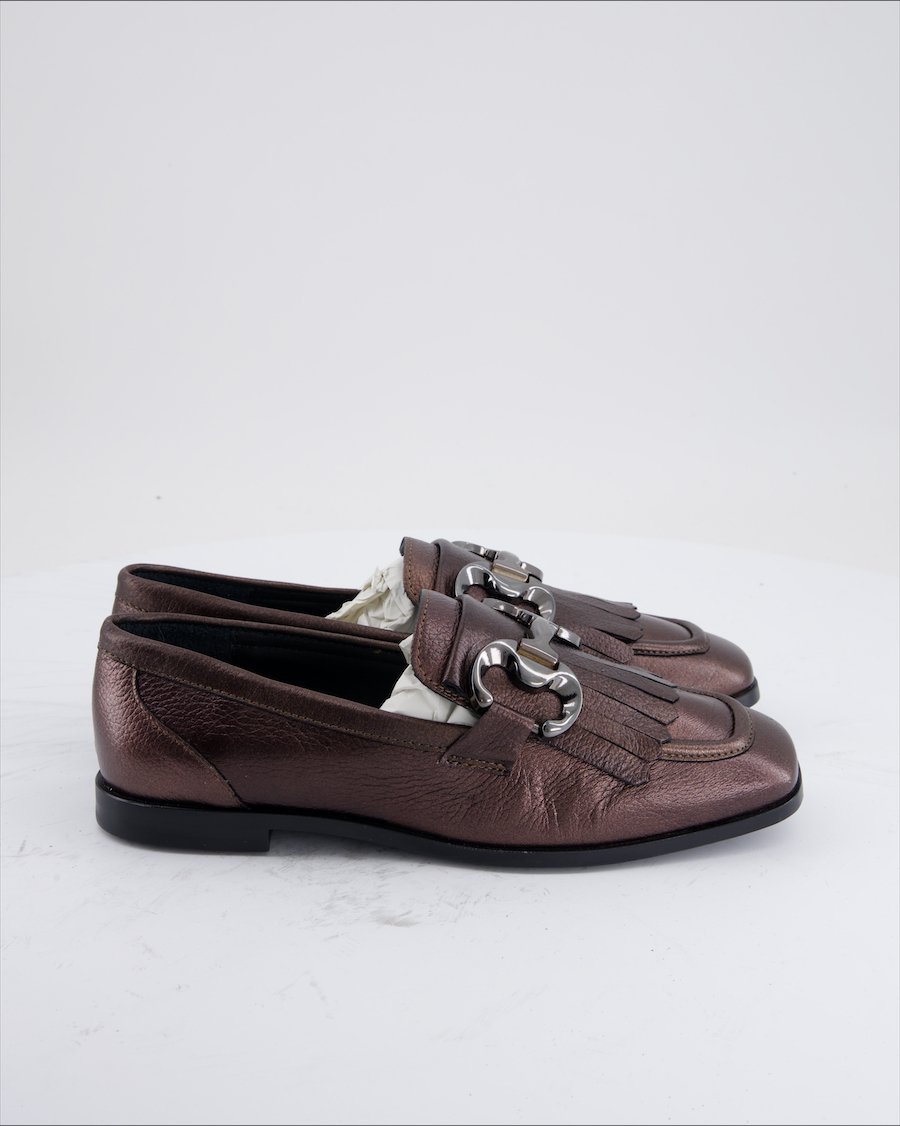 1874 by wolder Flats Leather Brown Eu 38
