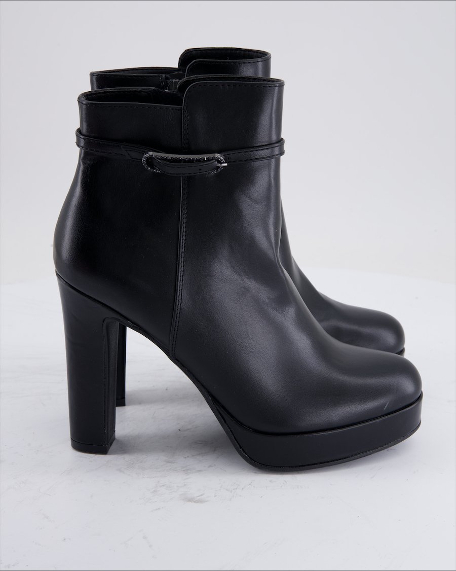 Catwalk Ankle Boots Leather Black Eu 38