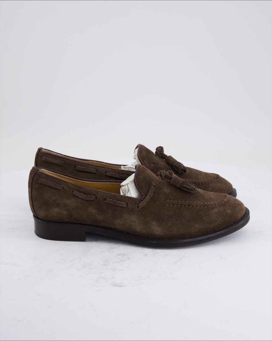 Saxone Flats Suede Brown Eu 39