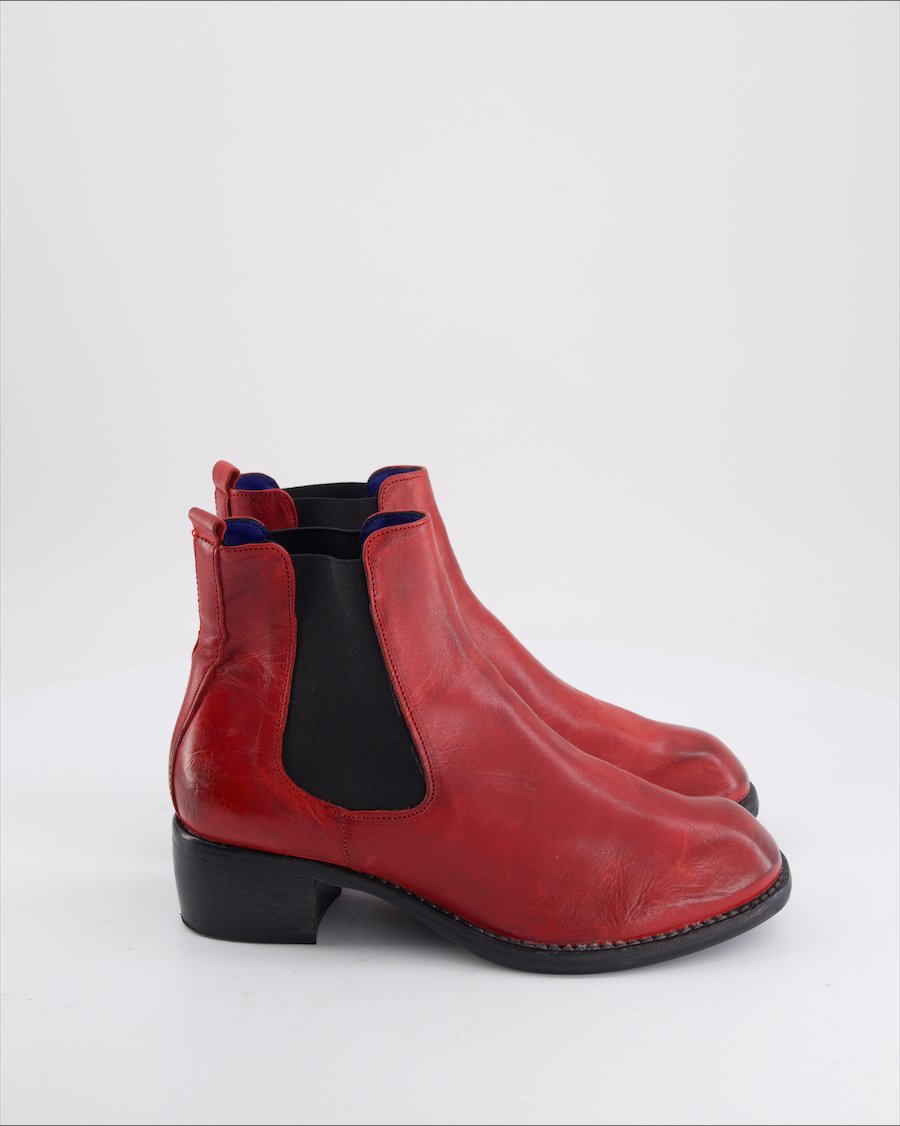 LIDEA.CH Ankle boots Leather Red